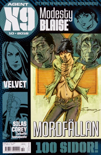 Agent X9 Serietidning 2016 nr 10 (Oläst arkivex) Modesty Blaise
