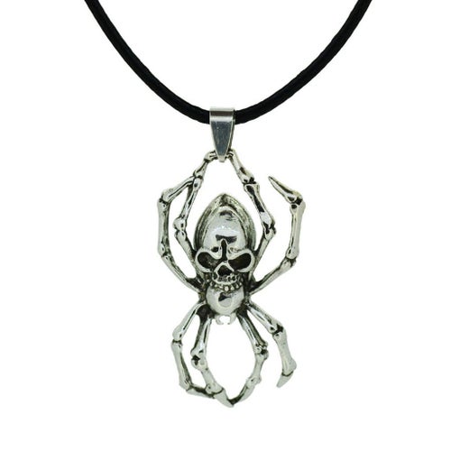 Halssmycke - Dödskallespindel - 42cm halsband