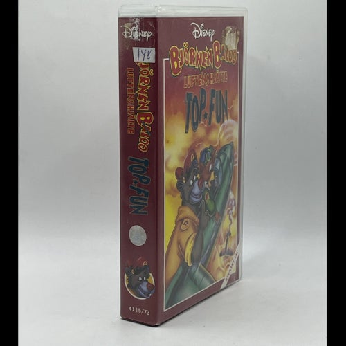 Björnen Baloo Luftens Hjälte Top Fun VHS