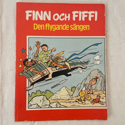FINN OCH FIFFI - Den Flygande Sängen, Willy Vandersteen album fr 1978 **retro