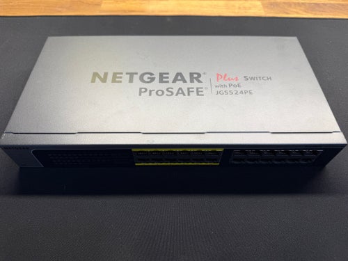 Netgear ProSAFE Plus JGS524PE – 24-portars Gigabit PoE-switch – Nyskick