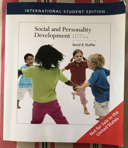 SOCIAL AND PERSONALITY DEVELOPMENT David R. Shaffer 2009