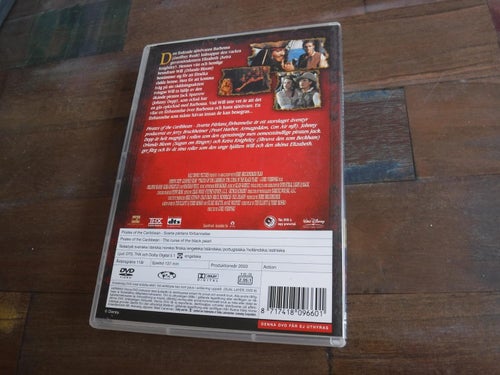DVD Pirates of the Caribbean: Svarta Pärlans förbannelse