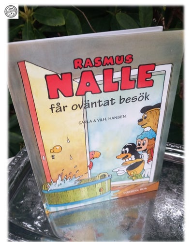 Rasmus Nalle får oväntat besök Camilla Gripe 1994 Nordisk bok Fint skick