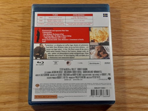Blu-Ray - Bullitt (Inplastad)