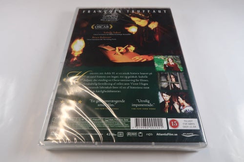 Berättelsen om Adèle H. (OBS! Dansk Utgåva!) INPLASTAD DVD