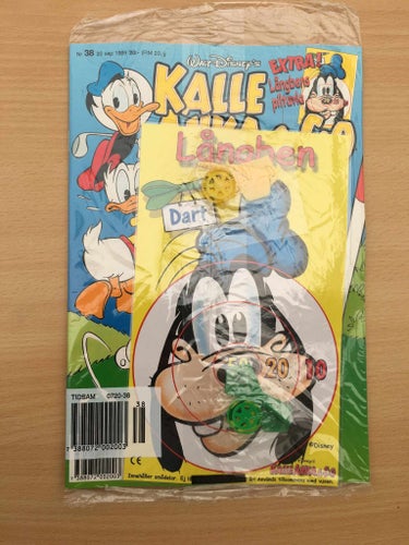 KALLE ANKA Nr 38 1999 - Inplastad - Långbens piltavla