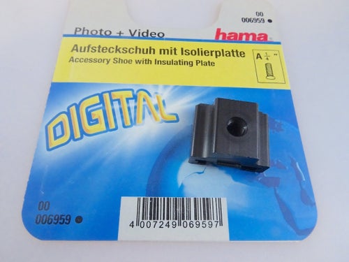 Hama Blixtskoadapter med Isolerplatta med gänga. HELT NY.