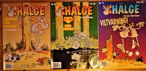 HÄLGE JULALBUM nr 9 , 10 och 11 ( 3 st )