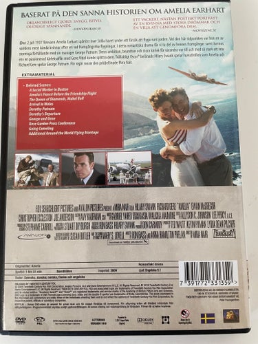 Amelia (DVD) med Hilary Swank och Richard Gere