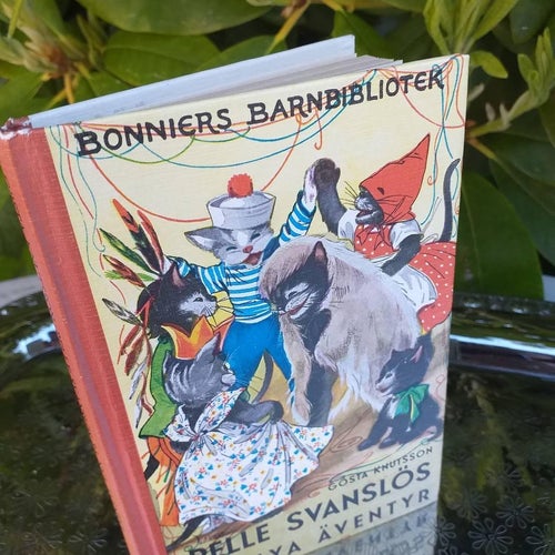 Pelle Svanslös på nya äventyr Gösta Knutsson Bonniers 1978 Vintage Utmärkt skick