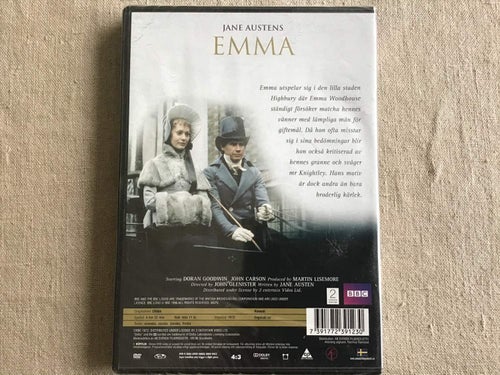 EMMA AV JANE AUSTENS DVD 2 disc NY INPLASTAD