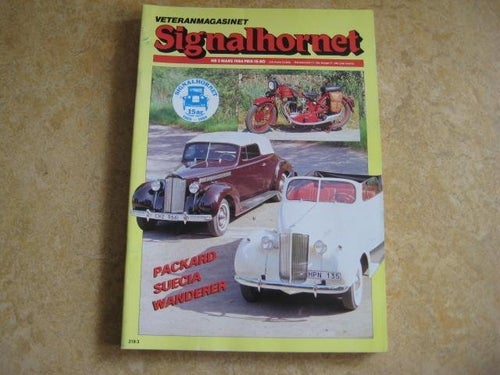 SIGNALHORNET NR 3 1984 PACKARD CAB 1939,M.M