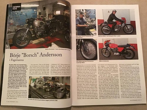 MCV NR 1 2012 BÖRJE BORSCH I FAGERSANNA,REX MASTER.PÅ 1 HJUL,MONOHJUL.HUSQVARNA