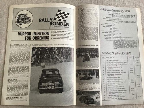 IMS MOTORSPORT NR 3 1970 KAK RALLYT,RALLY,STIG BLOMQVIST,IS SM,ÖSTGÖTARALLYT