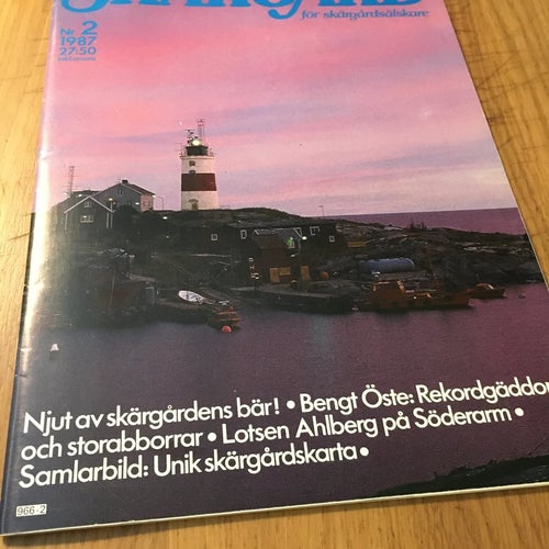 Magazinet skärgård för skärgårdsälskare nr 2 1987