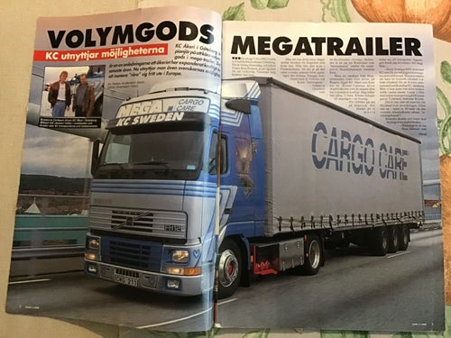 TRAILER NR. 1 1995 POSTER SCANIA MOHLINS FÅSSJÖ,KV PKERI,WESTERN STAR,SCANIA
