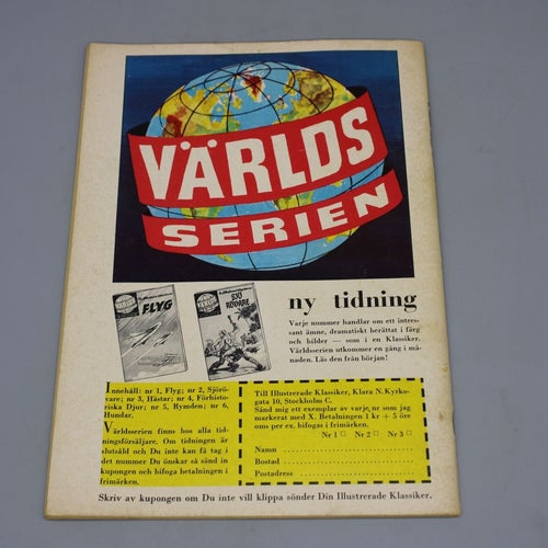 Illustrerade Klassiker nr 107 Fredlös (1968)