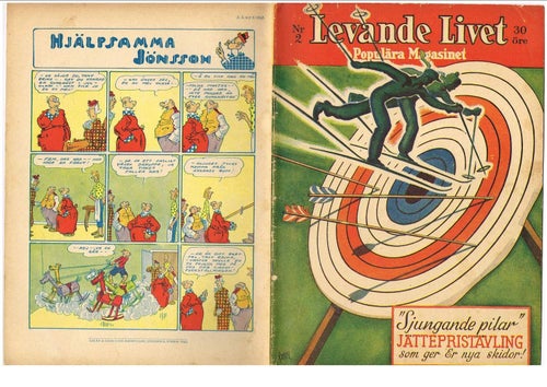 LEVANDE LIVET Populära Magasinet Nr 2 1943 (årgång 14)
