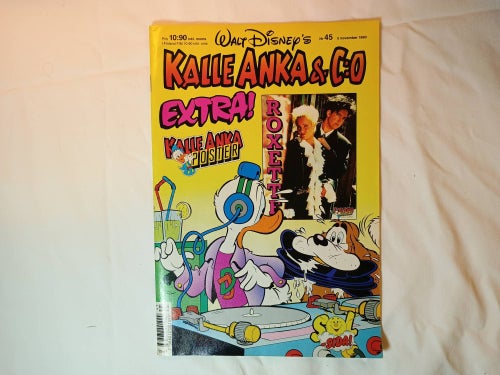 Kalle Anka nr 45 1990 - Bilaga: Roxette Poster