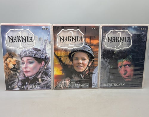 BBC - The Chronicles of Narnia Del 1-3 - Svensk text - DVD