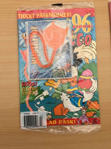 KALLE ANKA Nr 13/14 1999 - Inplastad - Klistrig ankfot