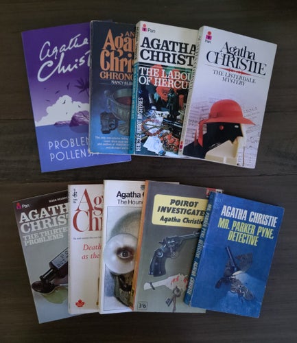 Agatha Christie / 9st Pockets Engelska och Amerikanska