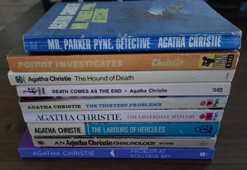 Agatha Christie / 9st Pockets Engelska och Amerikanska