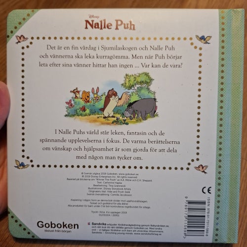 Nalle Puh Kurragömma av Disney, 2019. Nyskick.