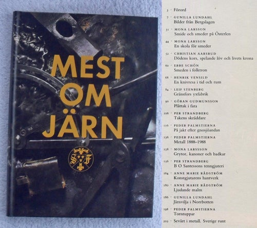 Mest om järn (Svenska Turistföreningens årsbok 1989)