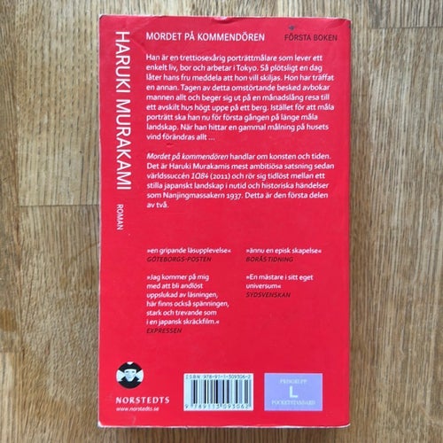 Mordet på Kommendören av Haruki Murakami, Första boken