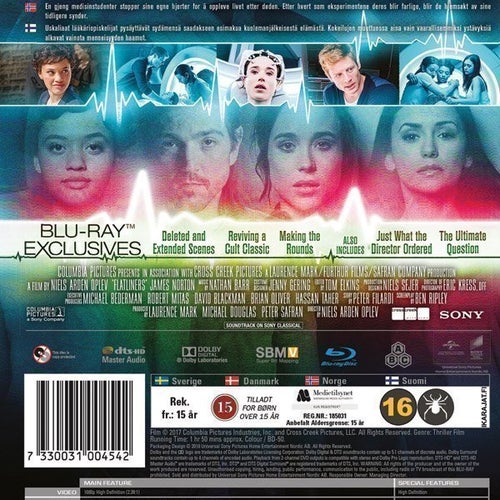 Flatliners (2017) (Blu-ray) i NYSKICK