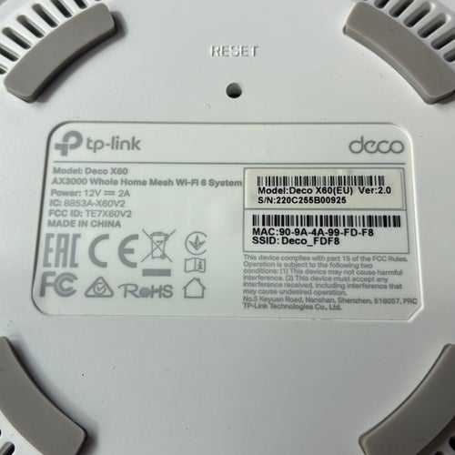 TP-Link Deco x60 Mesh WiFi-system