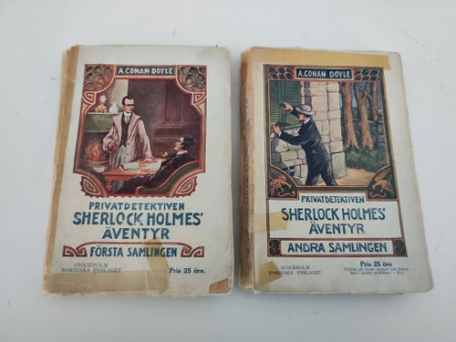 Privatdetektiven Sherlock Holmes' Äventyr Första Samlingen och Andra Samlingen