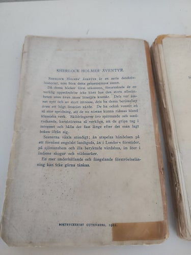Privatdetektiven Sherlock Holmes' Äventyr Första Samlingen och Andra Samlingen