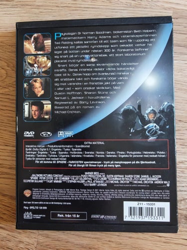 Sphere - Farkosten / Svensk Snapcase DVD