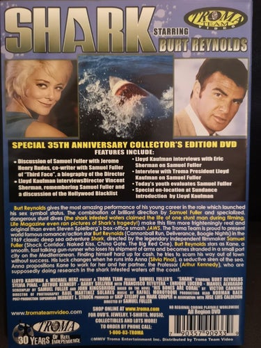 Shark / Den grymma fighten (1969) Samuel Fuller med Burt Reynolds, Silvia Pinal