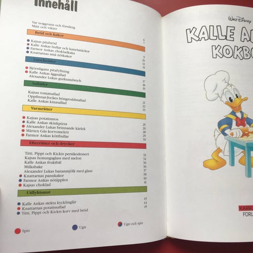Disney´s KALLE ANKAS KOKBOK 2020