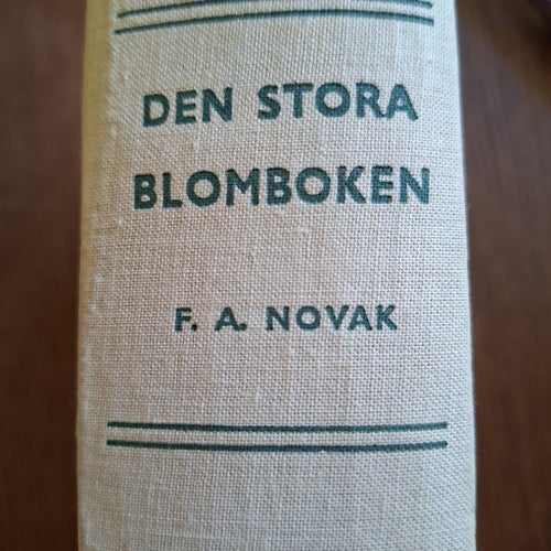 Den Stora Blomboken av F. A. Novak, utgiven år 1957