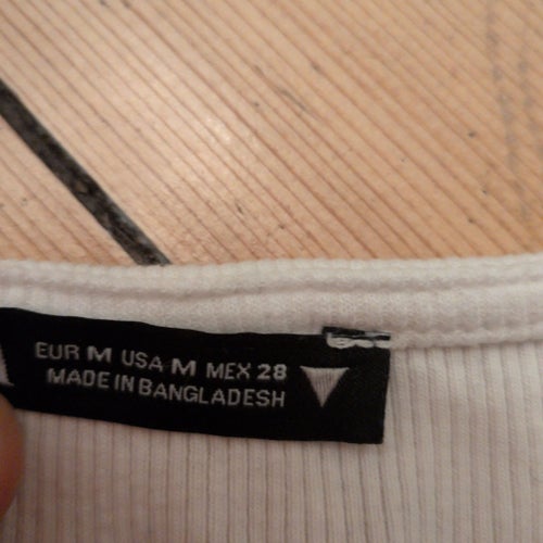 ZARA vit topp, storlek M