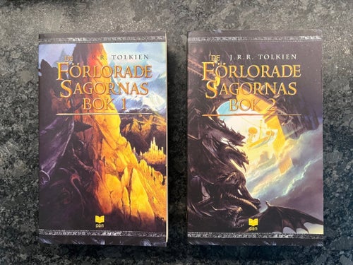 J.R.R. Tolkien – De förlorade sagornas bok 1 & 2 – Komplett par – Pan