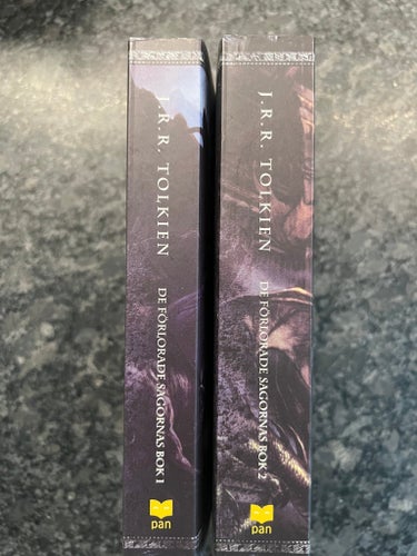 J.R.R. Tolkien – De förlorade sagornas bok 1 & 2 – Komplett par – Pan