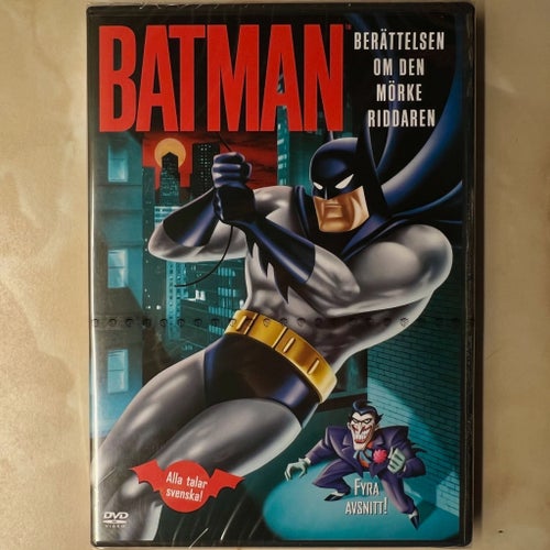 Batman The Animated Series – 4 avsnitt DVD Svenskt tal (Sealed)