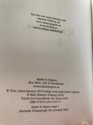 RIDDARNAS KAMP + FICKTJUVEN Anna Jansson Mimmi Tollerup