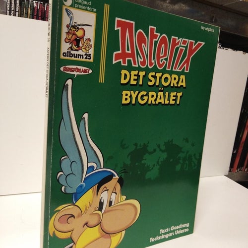 Asterixalbum nr 25 Asterix det stora bygrälet. Very Fine