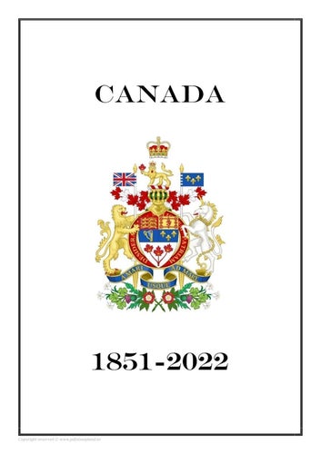 CANADA 1851 - 2022   PDF DIGITAL  STAMP  PAGES INGA FRIMÄRKEN!!
