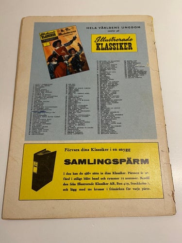 Illustrerade Klassiker Nr 141  , Första utgåvan