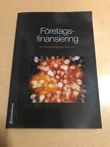 Företagsfinansiering att förstå företagets ekonomi /
