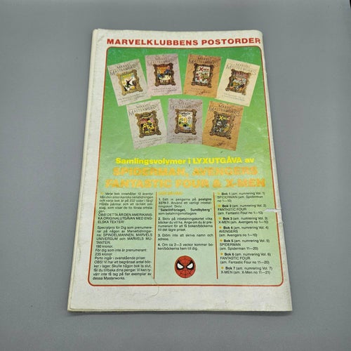 Marvels Universum 1989 Nr 7 - Serietidning Marvel Satellit Marvelklubben 152