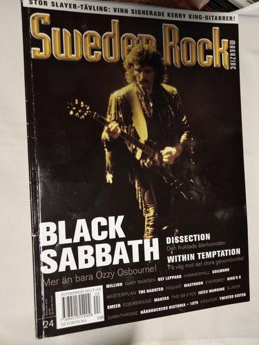 Sweden rock magazine 24 Black Sabbath Def Leppard Sailwork Dissection